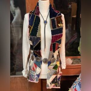 Vintage Patchwork Velvet Scarf